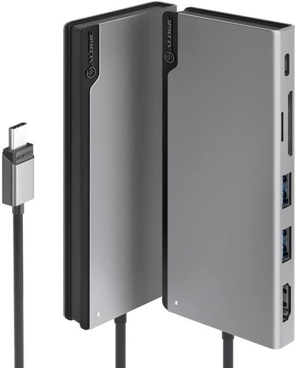 ALOGIC USB-C Ultra Dock UNI Gen 2 - HDMI 4K@60Hz, USB-C (Data & PD 100W), 2X USB-A and Micro/SD Card Readers - Dealtargets.com