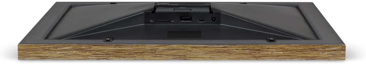 Aluratek 10" WiFi Distressed Wood Digital Photo Frame with Touchscreen and 16GB Built-in Memory, USB/SD/SDHC Supported, Built-in Clock & Calendar 10" Distressed Wood Wifi - Dealtargets.com
