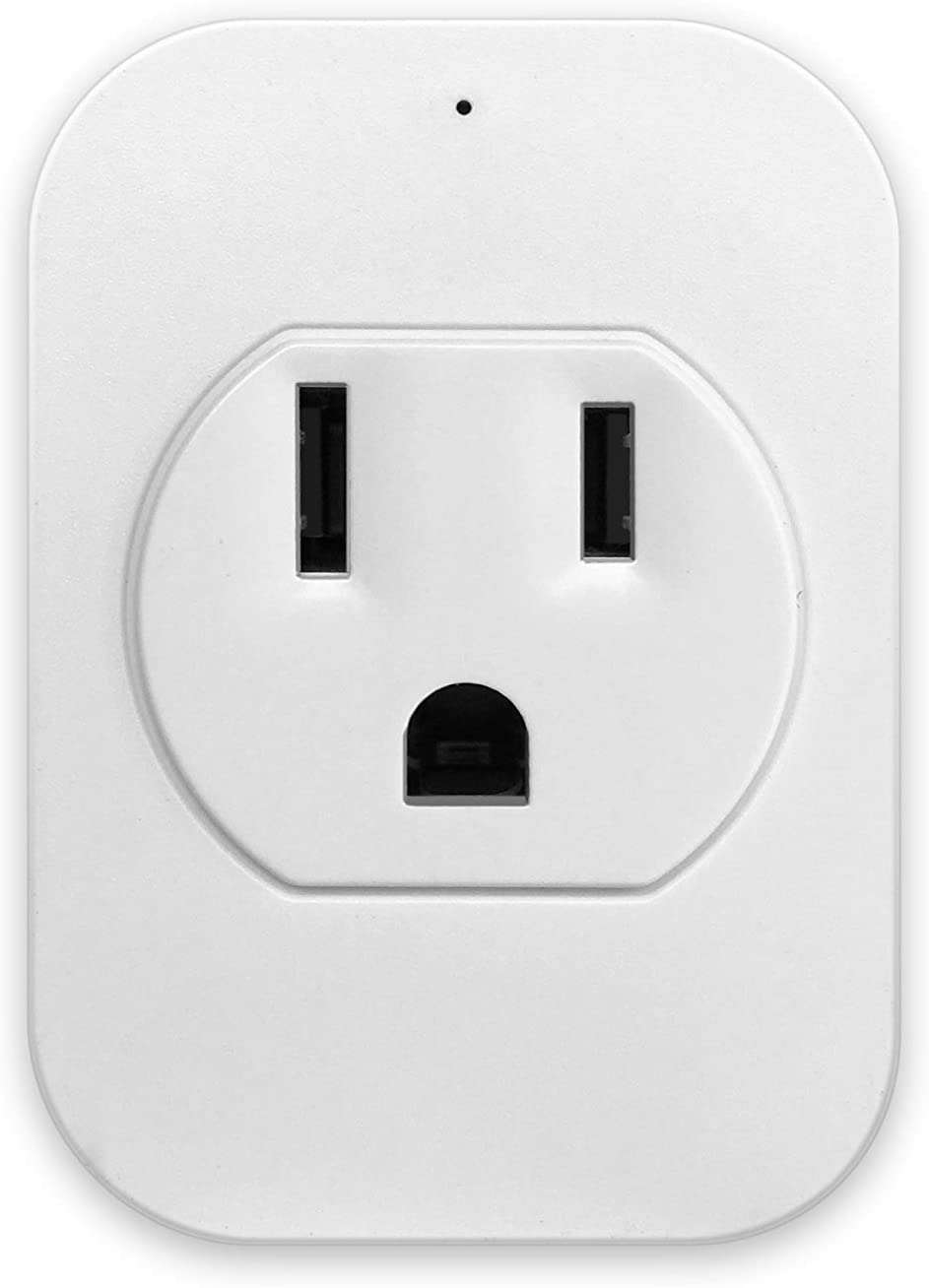 Aluratek eco4life Smarthome WiFi Outlet Plug, White - Dealtargets.com