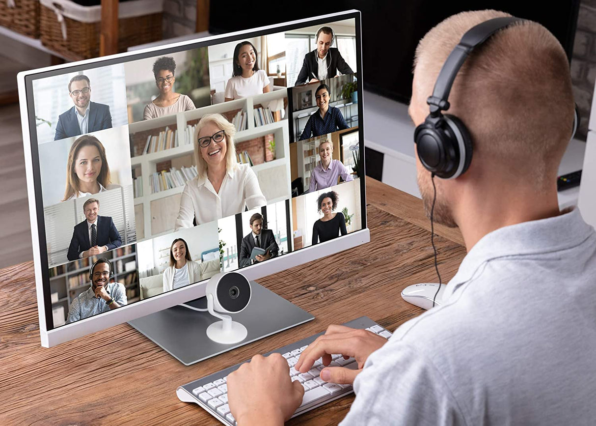 Aluratek Portable Full HD 1080p USB Webcam with Autofocus, Mic Support Required (AWC02F) - Dealtargets.com