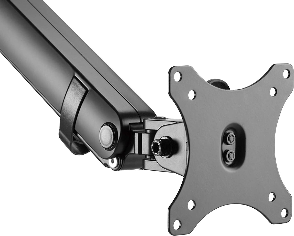 Amer Mounts | LED LCD Monitor Arm | Hydra Lift Articulating Arm | Clamp and Grommet Base | (Single 17"-32") Black - Dealtargets.com