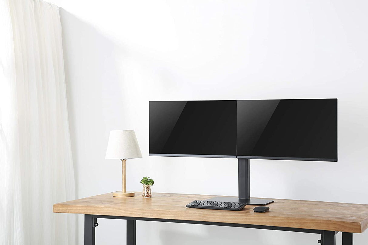 Amer networks Amer Mounts | 17"-27" LED LCD Monitor Stand | 2EZH| Dual Monitor | 13.2lbs Capacity - Dealtargets.com