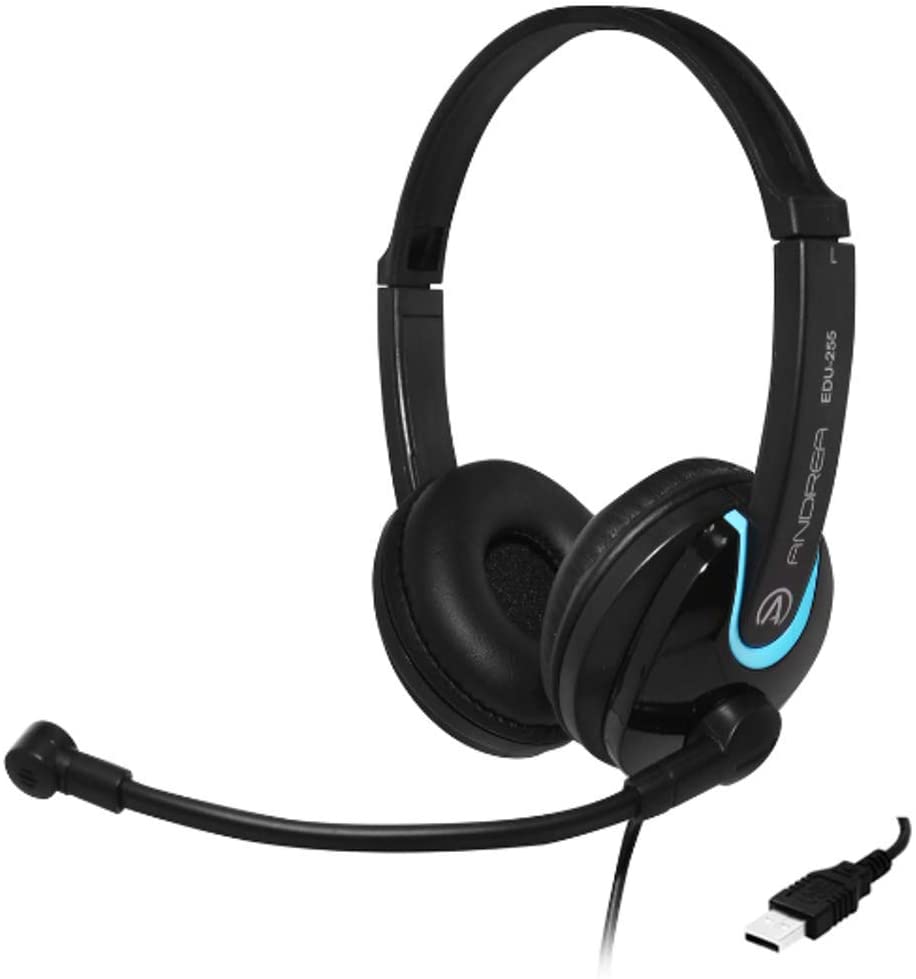 Andrea electronics Andrea Communications C1-1030200-1 EDU255 USB Stereo Hdst - Dealtargets.com