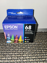 Epson America 3 Pack Color Ink Cartridges Genuine