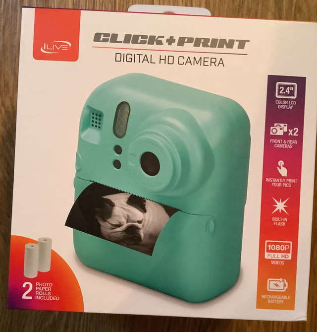 iLIVE CLICK+PRINT DIGITAL HD CAMERA