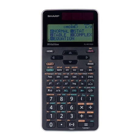 Sharp ELW516XGSL - Calculatrice Scientifique 640 Fonctions À 16 Chiffres - Noire