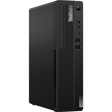 Lenovo ThinkCentre M70s Gen 3 11T8004CUS Desktop Computer - Intel Core I5 12th Gen I5-12400 Hexa-core (6 Core) 2.50 GHz - 16 GB RAM DDR4 SDRAM - 256 GB M.2 PCI Express NVMe 4.0 X4 SSD - Small Form Factor - Black