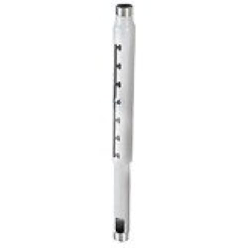 Adjustable Extension Column Color: White, Size: 96 H x 2.3 W x 2.3 D