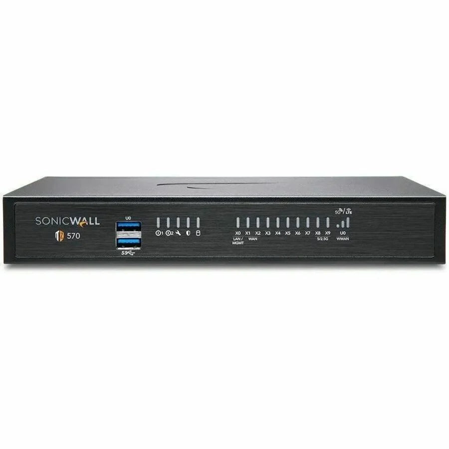 SonicWall TZ570 Network Security/Firewall Appliance - Intrusion Prevention - 8 Port - 5 Gigabit Ethernet, Gigabit Ethernet - 4 Gbit/s Firewall Throughput