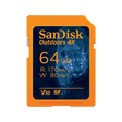 SanDisk 64GB Outdoors 4K SD UHS-I SDXC Memory Card - SDSDXW2-064G-GN6VN