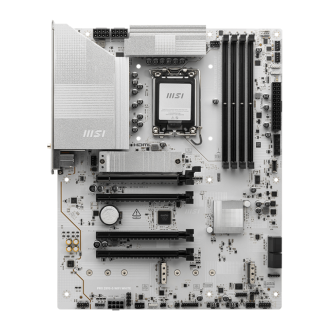 MSI Pro Z890-S WHITE WIFI LGA1851 DDR5 Motherboard ATX