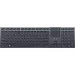 Dell Premier Collaboration Keyboard - KB900 - Wireless Connectivity - Bluetooth/RF - 2.40 GHz - USB Interface Mute, Screen Sharing, Video On/Off, Search, Desktop, Screen Lock, Play/Pause - French (Canada) - PC, Mac - Scissors Keyswitch