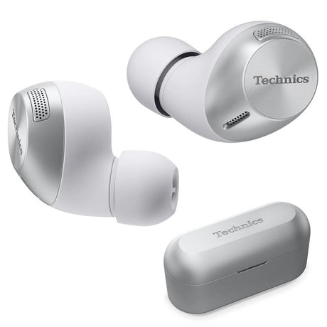 Technics HiFi True Wireless Multipoint Bluetooth Earbuds II, Active Noise Cancelling, 3 Device MultiPoint Connectivity, Impressive Call Quality, LDAC Compatible, EAH-AZ40M2-S