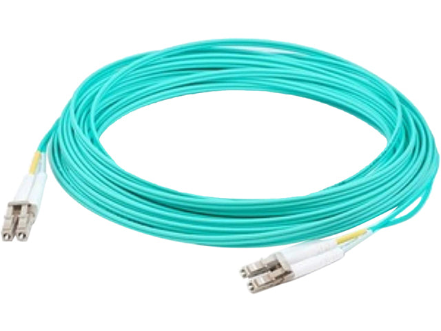 AddOn HP QK734A Compatible LC to LC M/M Duplex Fiber Riser-Rated Patch Cable