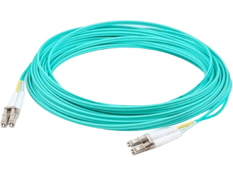 AddOn HP QK734A Compatible LC to LC M/M Duplex Fiber Riser-Rated Patch Cable