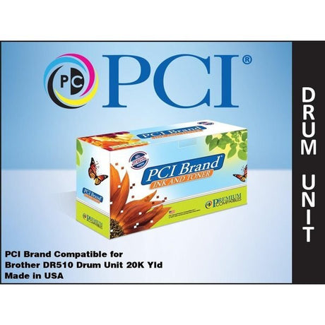 Premium Compatibles PCI Compatible Brother DR510 DR-510 Drum 20K Yld For MFC-8440 MFC-8640D MFC-8840D MFC-8840DN