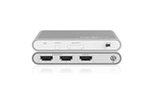 KanexPro 4K HDMI 1 x 2 Splitter with HDCP2.2, Silver (SP-HD20-1X24K)