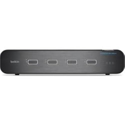 Belkin Universal 2nd Gen Secure KVM Switch, 4-Port Dual Head No CAC