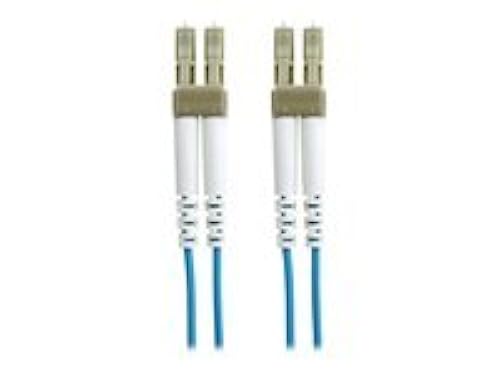 Belkin Fiber Optic Patch Cable - LC Male - LC Male - 49.21ft - Aqua