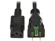 Tripp Lite Safe-IT Antibacterial Hospital-Grade Power Cord Medical, 5-15P to C13, Green Dot, 13A, 125V, 16 AWG, 6ft / 1.8M Cord (P006AB-006-HG)