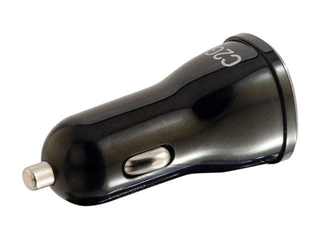 C2G 21070 Smart 2-Port USB Car Charger, 2.4A Output