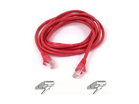 Belkin A3L791-10-RED-S 10 ft. UPT Patch Cable Snagless
