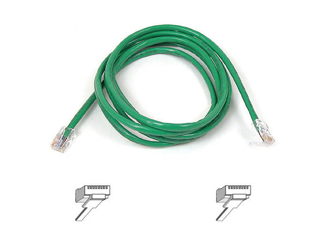 Belkin A3L791-02-GRN 2 ft. Patch Cable CAT5e RJ-45M / RJ-45M