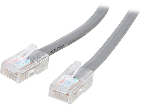 C2G 22702 Cat5e Cable - Non-Booted Unshielded Ethernet Network Patch Cable, Gray (25 Feet, 7.62 Meters)