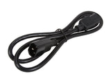 C2G 29917 16 AWG 250 Volt Computer Power Extension Cord - IEC320C14 (C14) to IEC320C13 (C13), TAA Compliant, Black (4 Feet, 1.21 Meters)