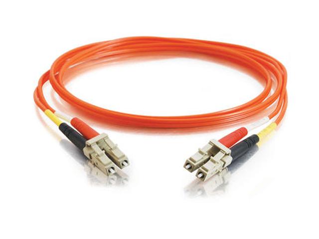 C2G 33036 OM2 Fiber Optic Cable - LC-LC 50/125 Duplex Multimode PVC Fiber Cable, Orange (32.8 Feet, 10 Meters)