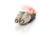 C2G 33036 OM2 Fiber Optic Cable - LC-LC 50/125 Duplex Multimode PVC Fiber Cable, Orange (32.8 Feet, 10 Meters)