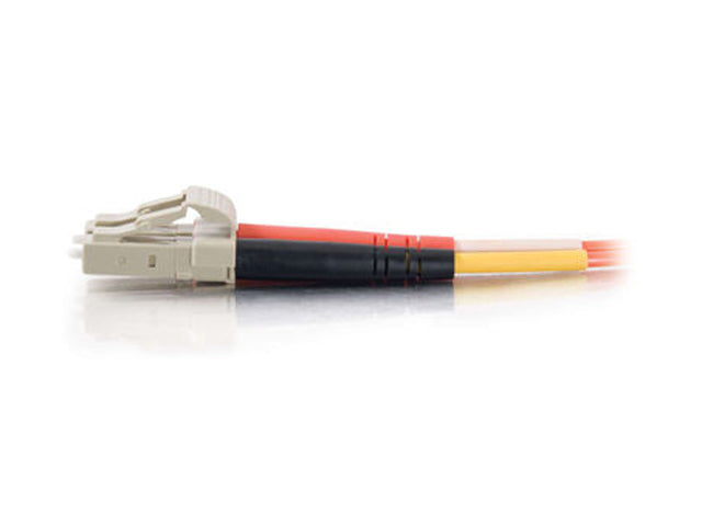 C2G 33036 OM2 Fiber Optic Cable - LC-LC 50/125 Duplex Multimode PVC Fiber Cable, Orange (32.8 Feet, 10 Meters)