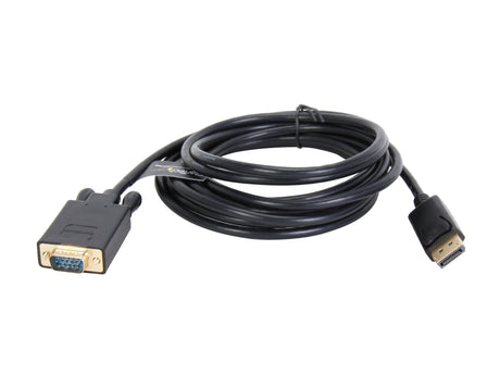 StarTech.com DP2VGAMM10B 10 ft. DisplayPort to VGA Adapter Converter Cable 1920x1200