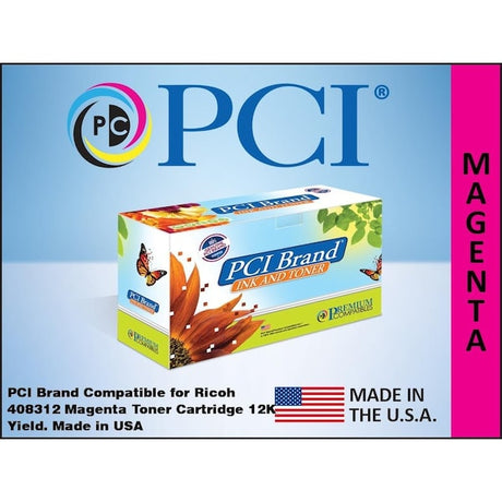Pci Compatible Ricoh 408312 PC600 Magenta Toner 12000 Page Yld For Ricoh PC600, Savin P C600, Lanier PC600