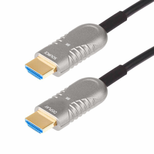 StarTech.com Startech 100ft (30.4m) HDMI 2.1 Hybrid Active Optical Cable (AOC), CMP, Plenum Rated, 8K Ultra High Speed HDMI 2.1/2.0 Cable, 4… 8K-A-100F-HDMI-CABLE