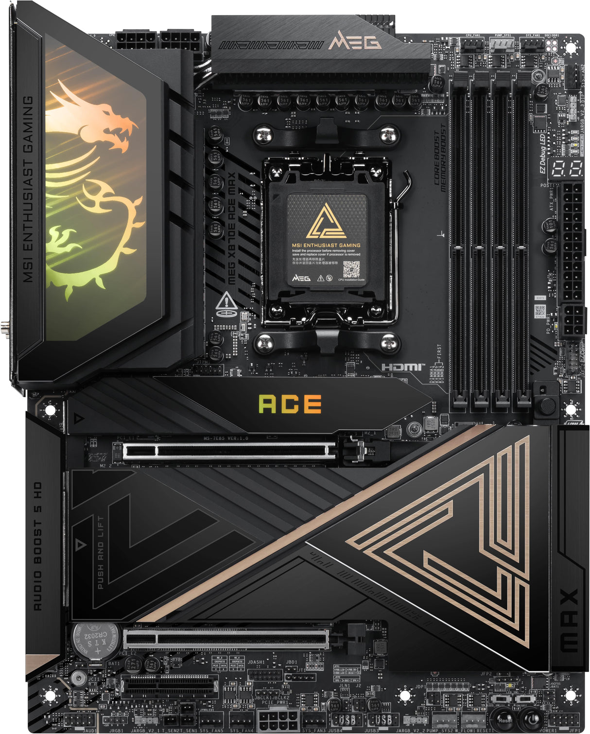MSI MEG X870E ACE MAX AM5 AMD X870E Motherboard