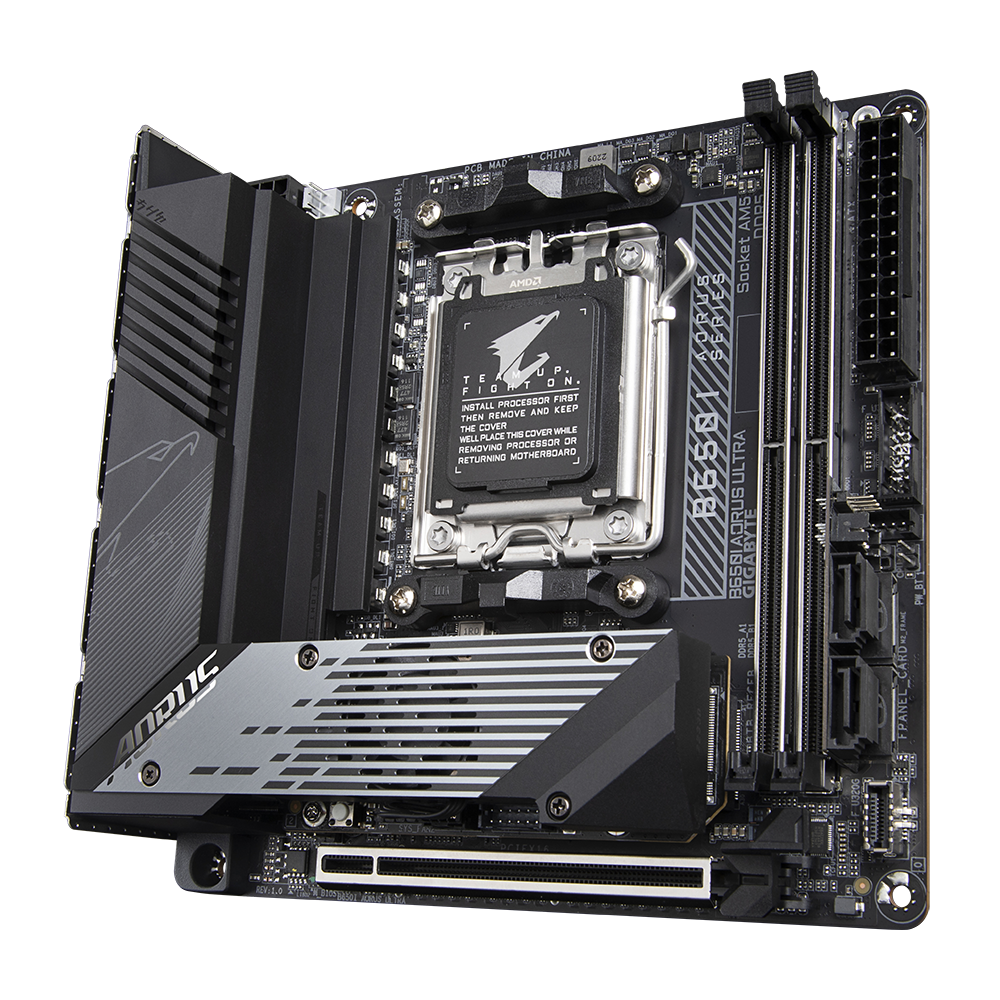 GIGABYTE Z790I AORUS ULTRA LGA 1700 Intel Z790 Mini-ITX Motherboard with  DDR5, Dual M.2, PCIe 5.0, USB 3.2 Gen2X2 Type-C, Intel Killer Wi-Fi 6E,  Intel 2.5GbE LAN, Q-Flash Plus 