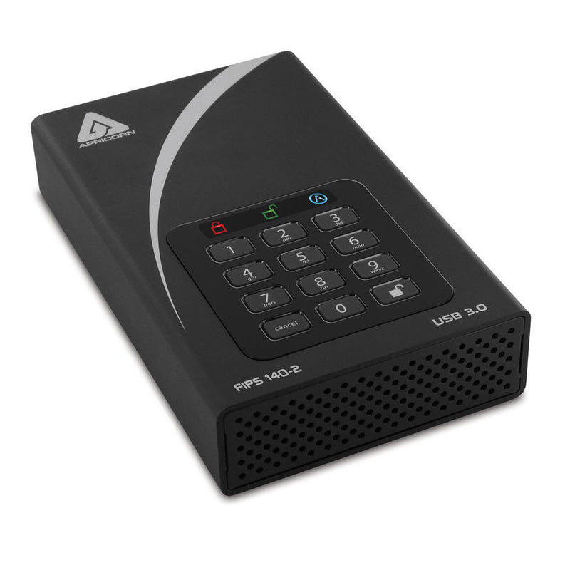 Apricorn 3.5 Aegis 8TB Padlock DT FIPS External Desktop Drive