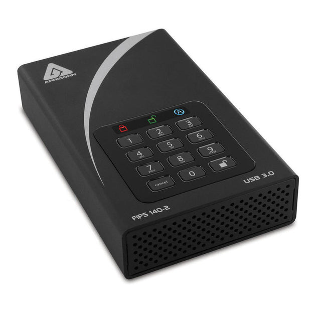 Apricorn 3.5 Aegis 8TB Padlock DT FIPS External Desktop Drive
