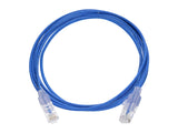 Monoprice Cat6A 10ft Blue 10-Pk Patch Cable, UTP, 30AWG, 10G, Pure Bare Copper, Snagless RJ45, SlimRun Series Ethernet Cable