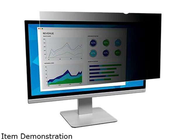 3M Privacy Filter For Dell U3415w Monitor Black Matte Glossy