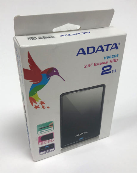 Adata AHV620S-2TU3-CBK External Hard Drive 2000 GB Black