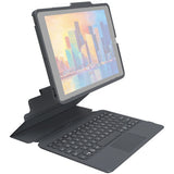 ZAGG - Pro Keys Wireless Keyboard with Trackpad and Detachable Case - Compatible with The Apple iPad 10.2"(Gen 7,8,9) - Charcoal iPad 10.2" w/ Trackpad