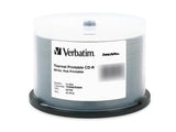 Verbatim 700MB 52X CD-R Thermal Printable,  Hub Printable 50 Packs 50Pkg DataLifePlus CD Recordable Media Model 94795