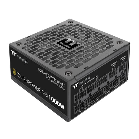 Thermaltake Toughpower SFX 1000W 80+ Gold Full Modular SLI/Crossfire Ready (Compatible with ATX 3.0 Standard) Power Supply, PCIe Gen.5 600W 12VHPWR Connector Included, PS-STP-1000FNFAGU-1