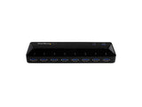 StarTech.com ST103008U2C 10-Port USB 3.0 Hub with Charge and Sync Ports - 2x 1.5A Ports - USB Hub and Fast-Charging Station with 48W Power Adapter