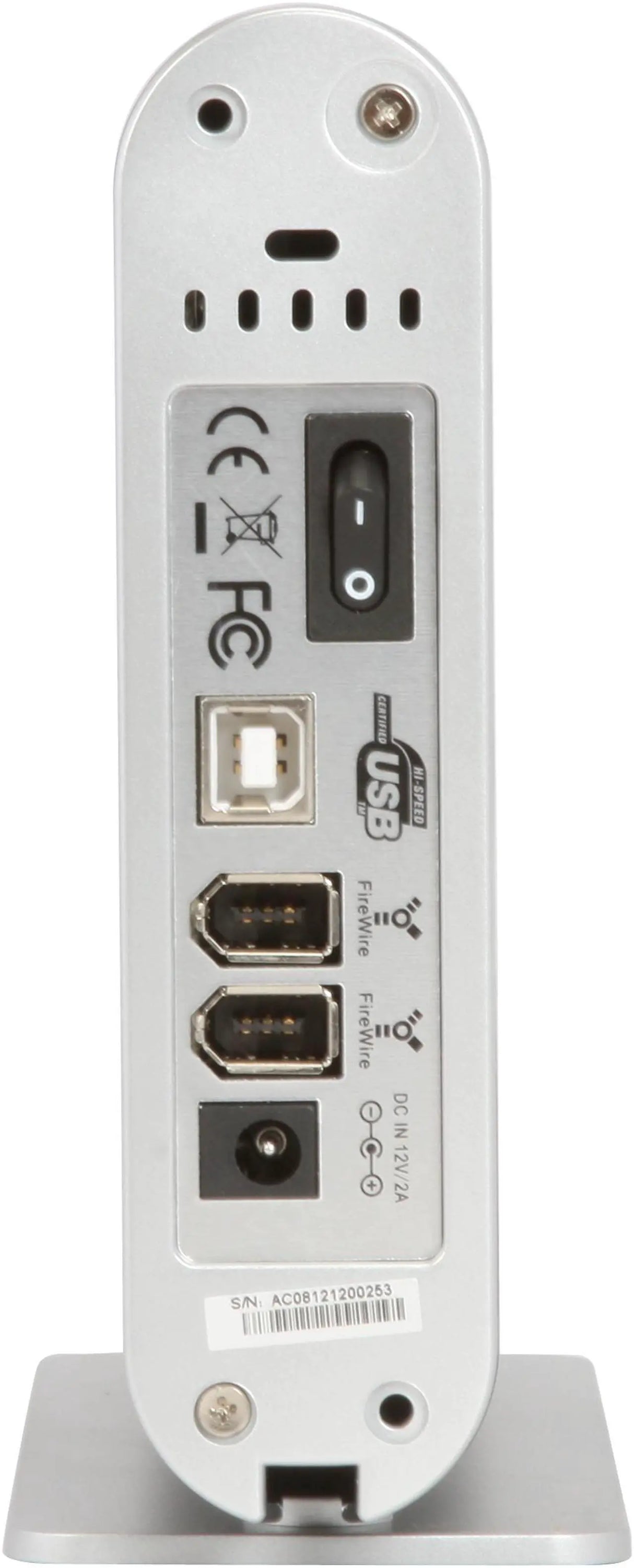 Acomdata SMBXXXU2FE-BLK 3.5" Obsidian Black USB & Firewire External Enclosure