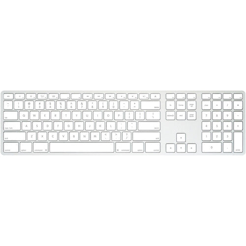 Matias The Wireless USB-C Keyboard - Full Size Scissor Switch Keyboard with Rechargeable Battery and Nano USB-C Receiver - Suitable for High Security Environments
