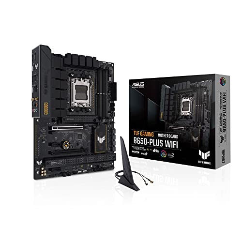ASUS TUF GAMING B650-PLUS WIFI AMD Ryzen 7000 Series AM5 B650 ATX Motherboard