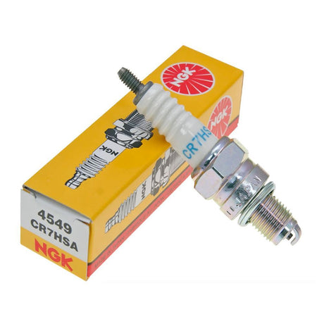 NGK CR7HSA Spark Plug fits Rex Milano 50 4T 2011- 2017